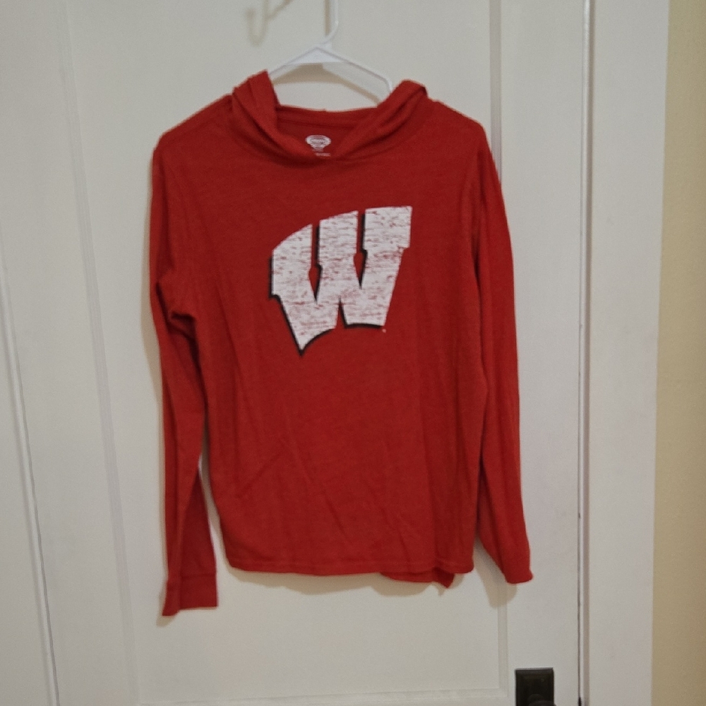 WI Badger Womens Long Sleeve, Size LRG
